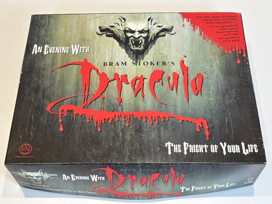 An Evening With Bram Stoker's Dracula 1992 Board Game  vintage and unplayed.