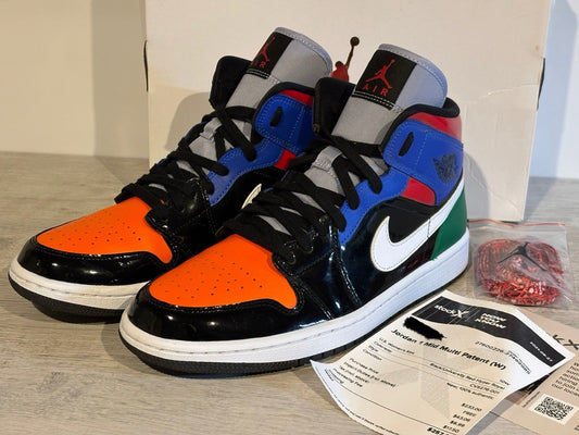 Stock X Authenticated Nike Air Jordan 1 Black University Red