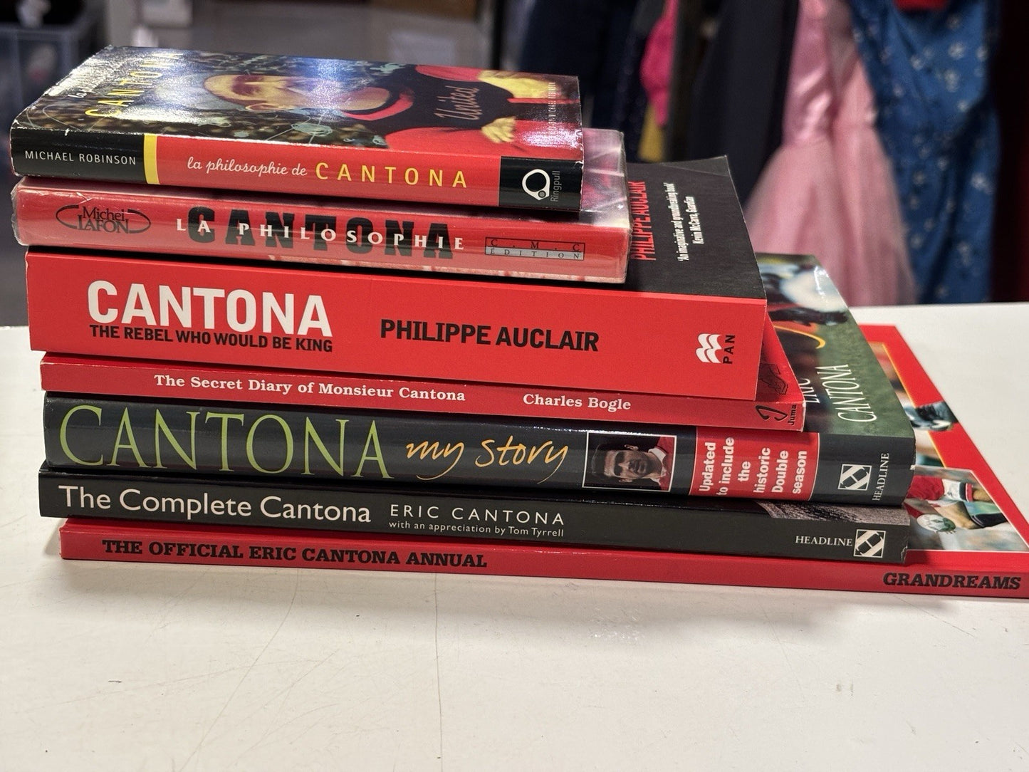 Eric Cantona Book Bundle Manchester United