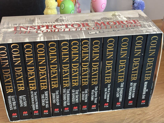 Inspector Morse The Complete Collection 13 Book Box Set By Colin Dexter Boxset