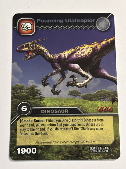 Dinosaur King DKTA 037/100 Pouncing Utahraptor