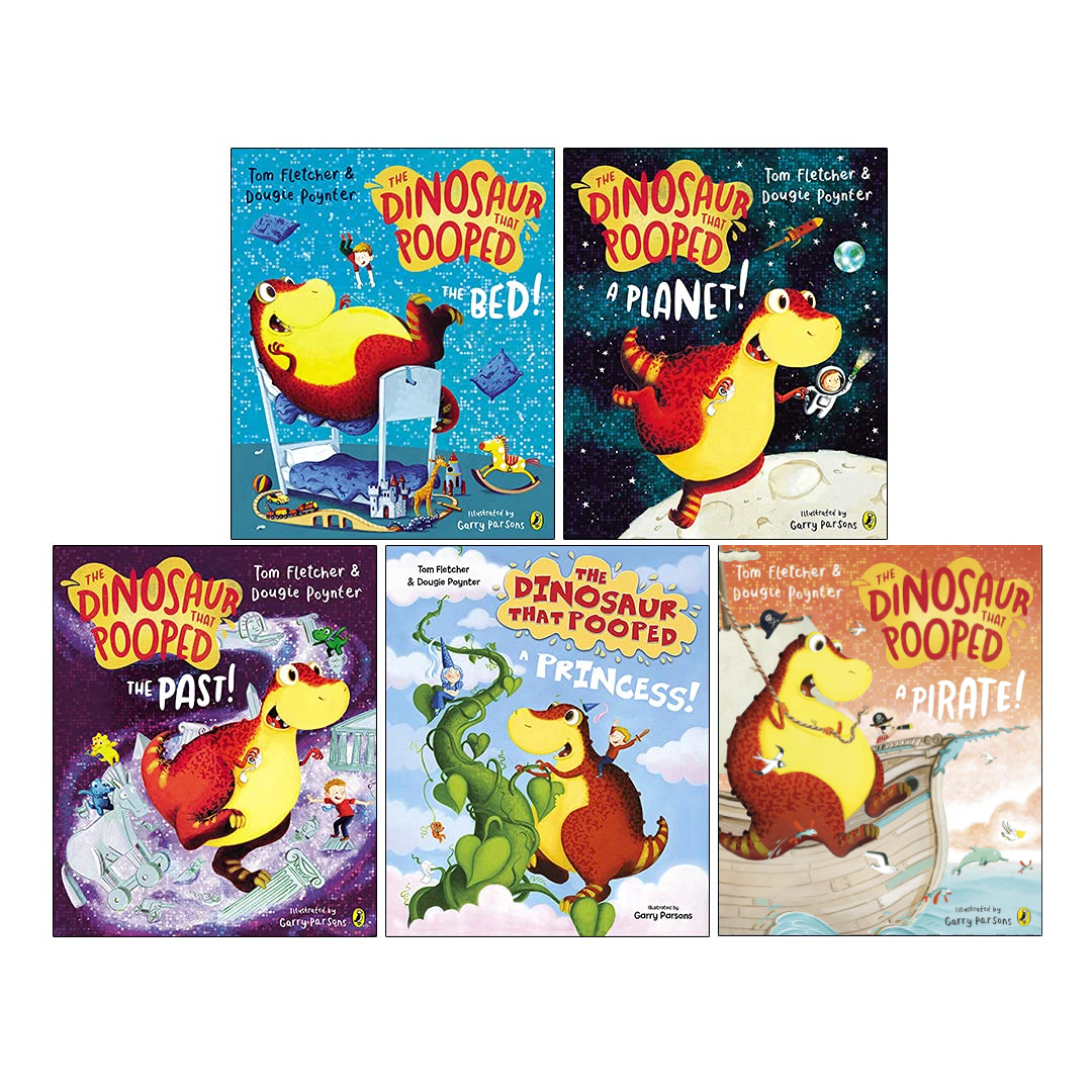 The Dinosaur that Pooped Series 5x Box Set by Tom Fletcher