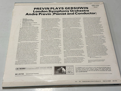Andre Previn - Previn Plays Gershwin - Original UK LP (EMI 1971)