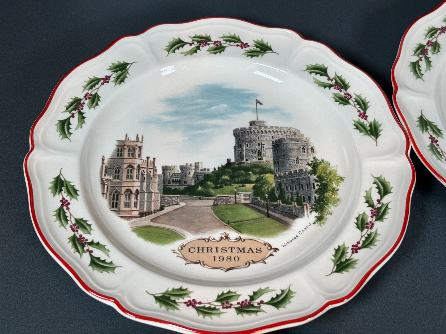 Wedgewood Queensware Christmas Plate Set Of 4 Alan Price 1, 2, 3 & 4 In Set