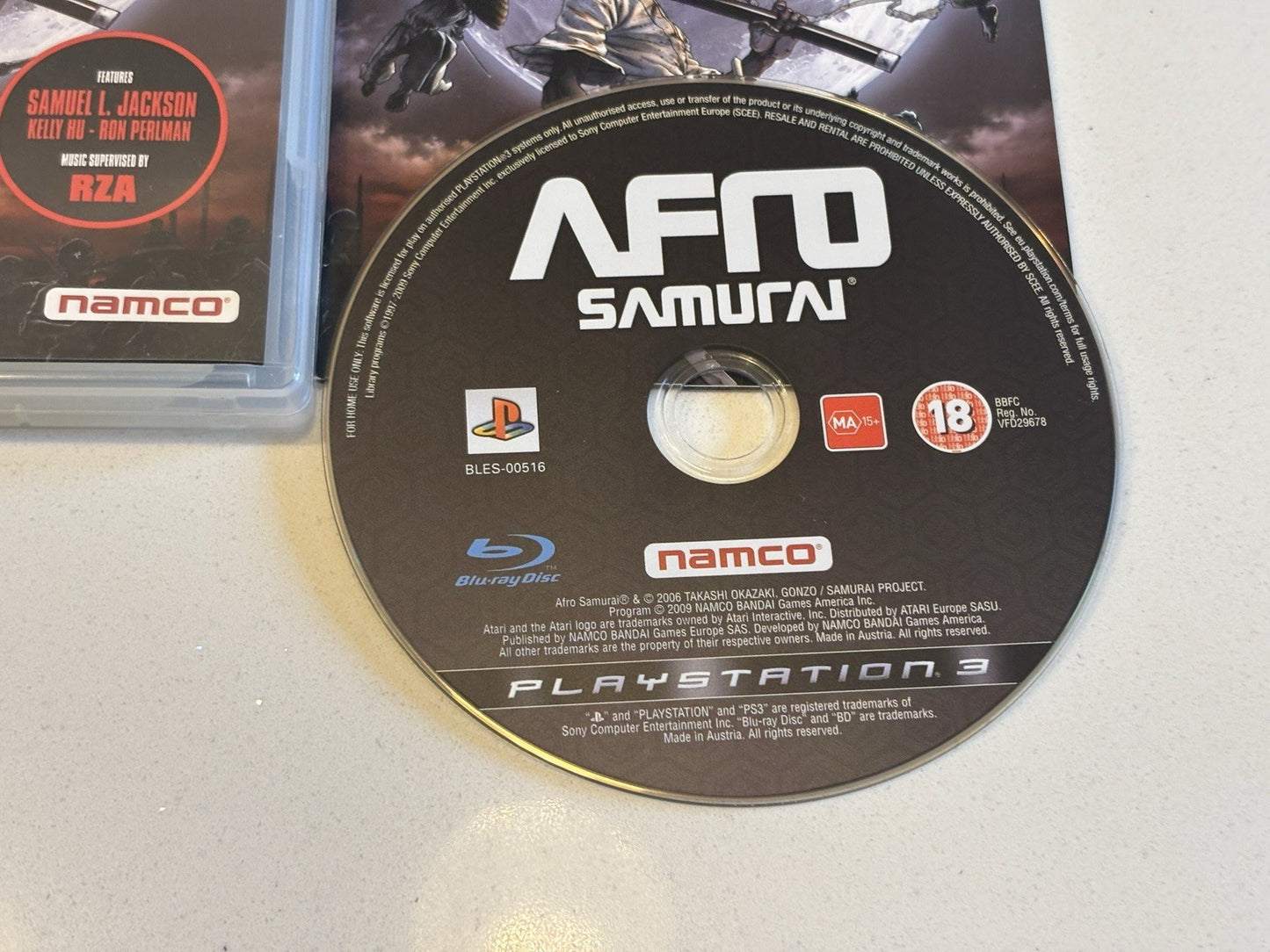 Afro Samurai - Sony PS3 PlayStation 3 Action Adventure Fighting Video Game