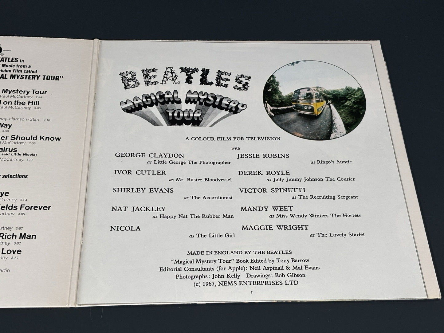 BEATLES MAGICAL MYSTERY TOUR 12”