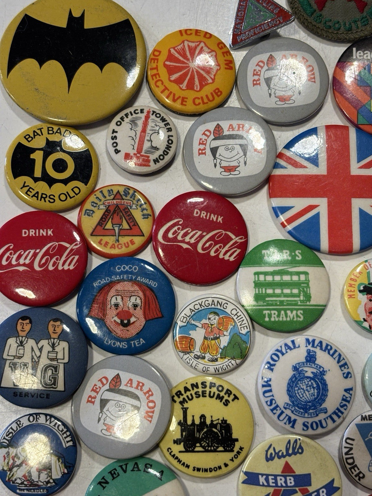 Job Lot Bundle Vintage Pin Badges And Vintage Cub Scout Patches