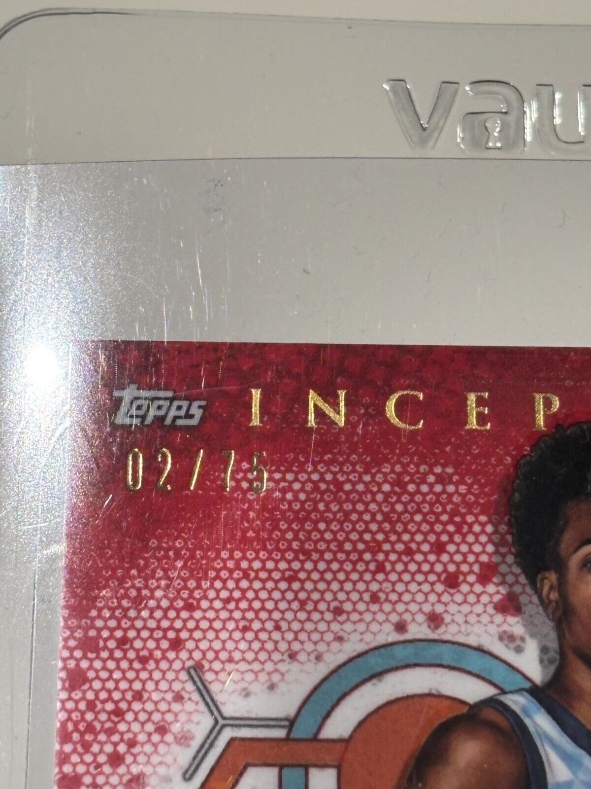 2022-23 Topps Inception Naasir Cunningham Red Rookie Autograph Auto RC /75