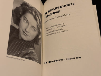 Folio Society - The Berlin Diaries Of Marie ‘Missie’ Vassiltchikov