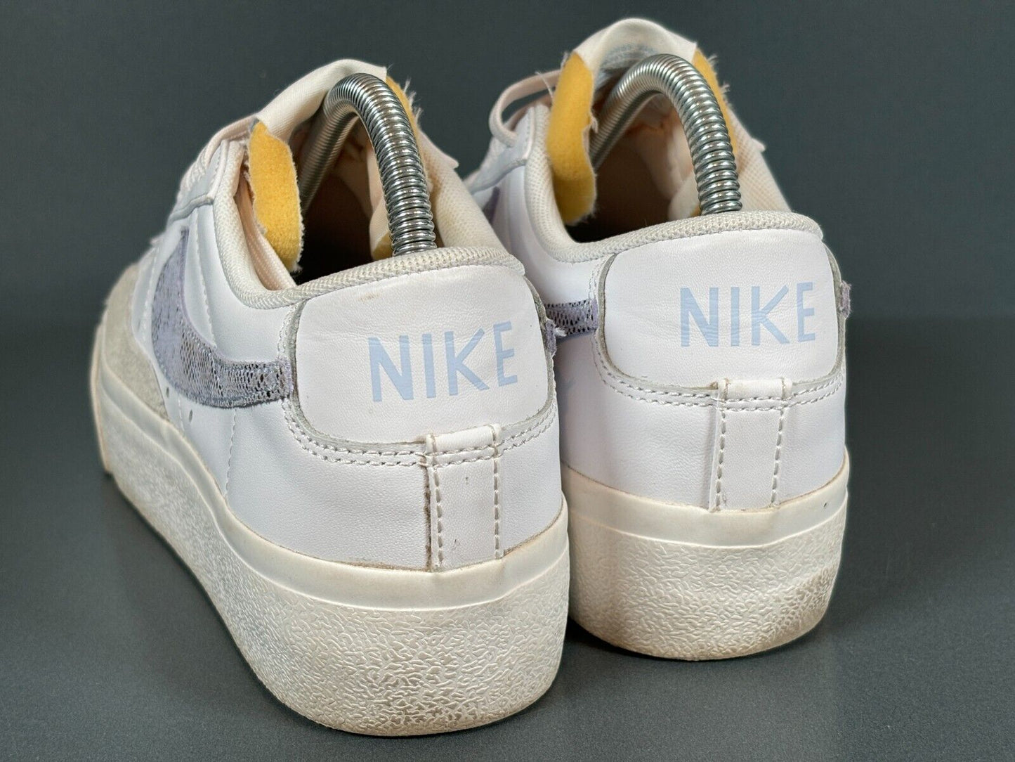 Nike Blazer Low Platform DJ0292-101 Women's White/Black Trainers UK Size 6