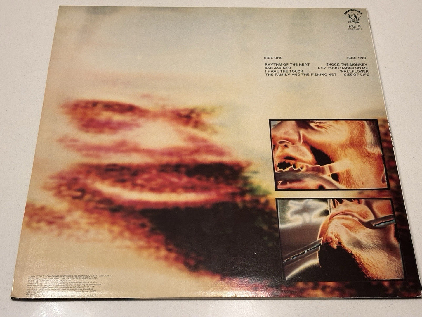 Peter Gabriel – Peter Gabriel LP VINYL 1982 CHARISMA PROG ROCK