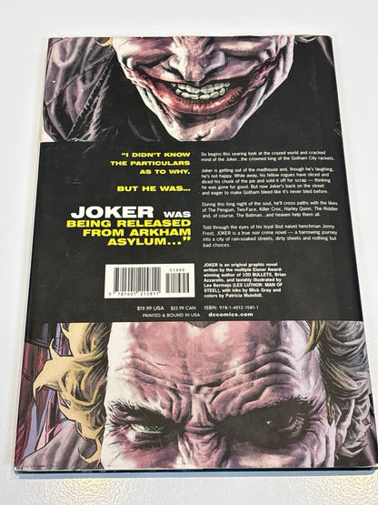 Joker by Brian Azzarello (Hardcover, 2008, Graphic Novel) Like New Dc Comics