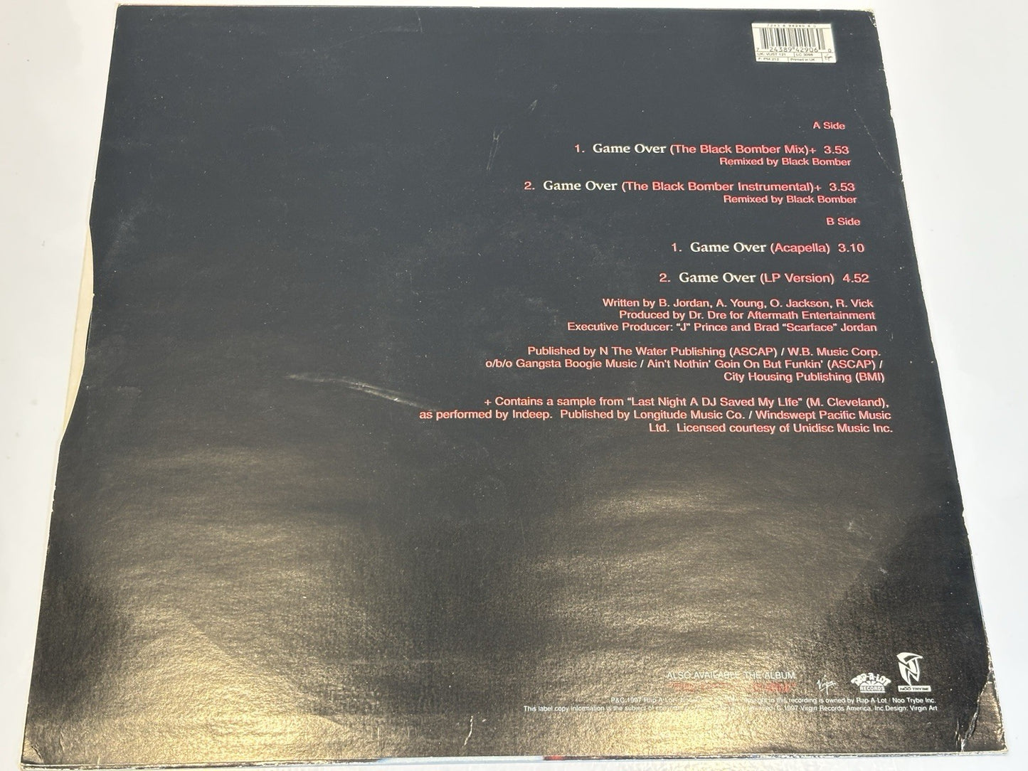 Scarface (3) - Game Over, 12", (Vinyl)