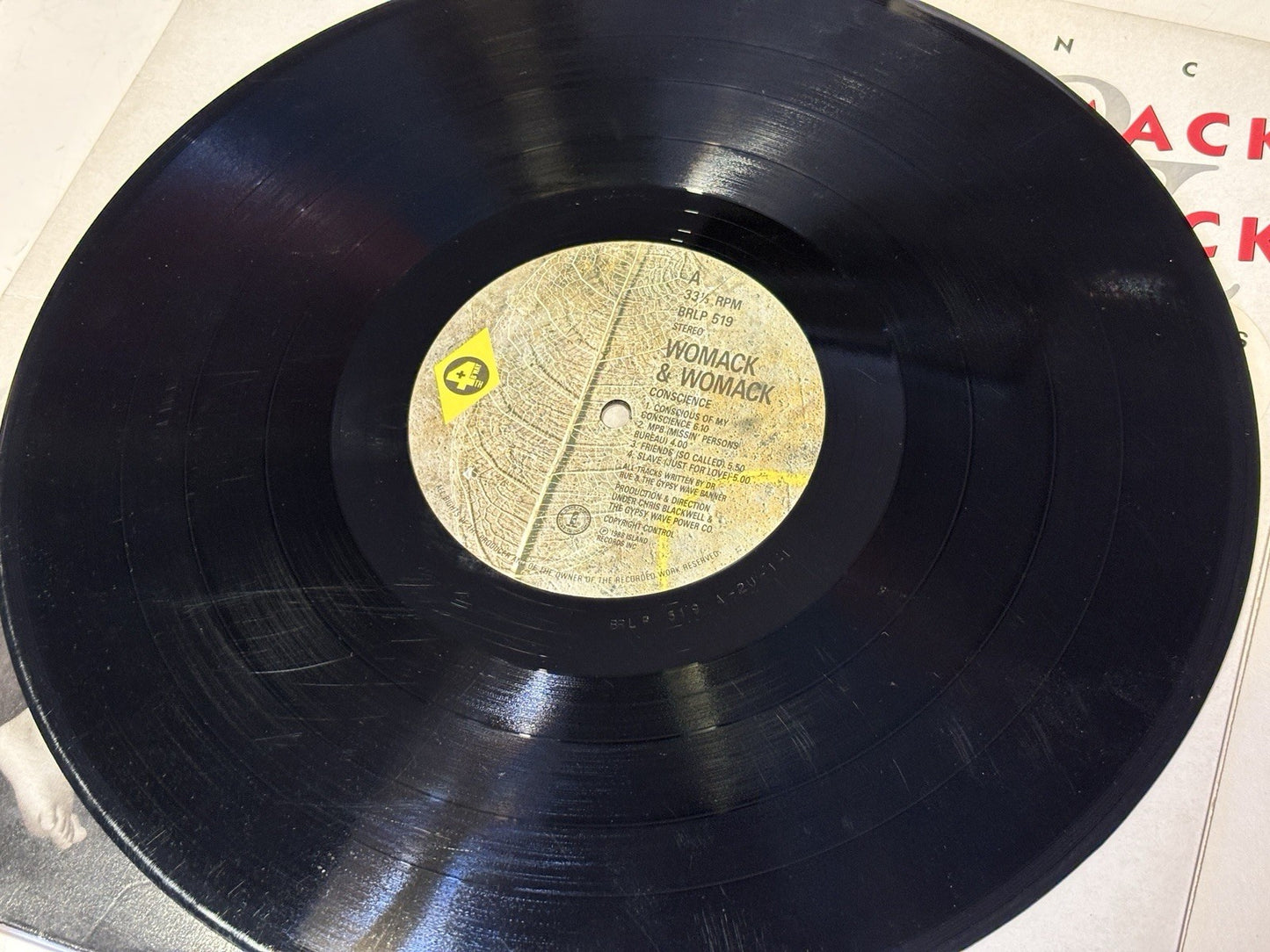 Womack & Womack – Conscience - USED Vinyl LP