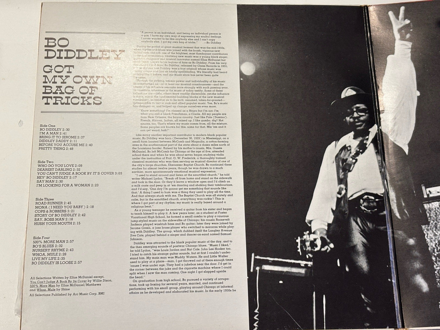 Bo Diddley - Got My Own Bag Of Tricks - Used Vinyl Record - H5993z