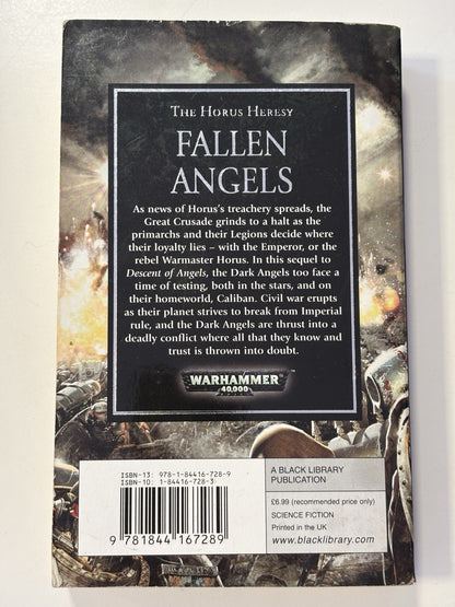 Fallen Angels By Mike Lee - The Horus Heresy - Paperback Book