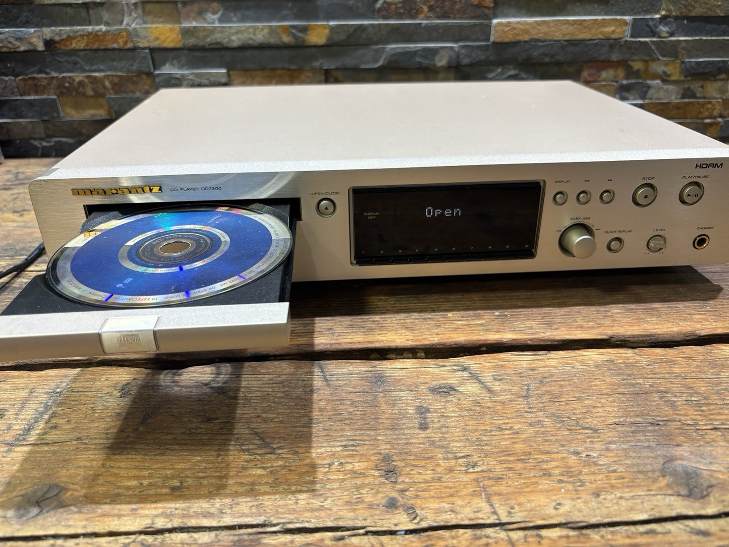 Marantz CD7300 CD Player – CD Text / Pitch Control – MP3 Playback – Working