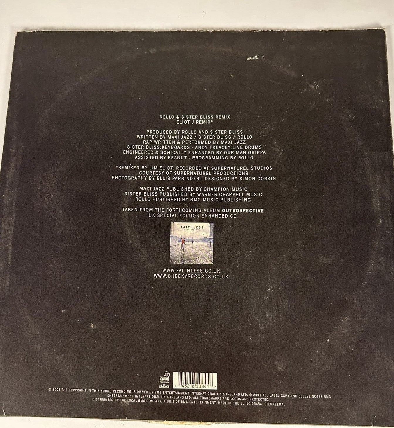 Faithless We Come 1 Original 12" Vinyl