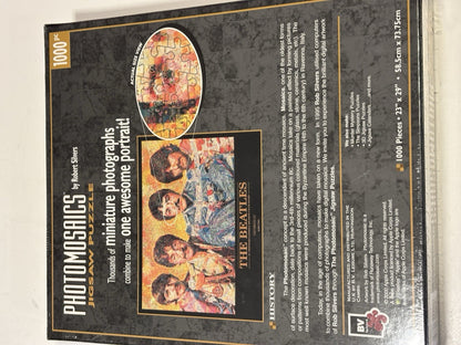 The Beatles, 1000 Pieces, Complete, Photomosaics, Jigsaw Puzzle. Sealed