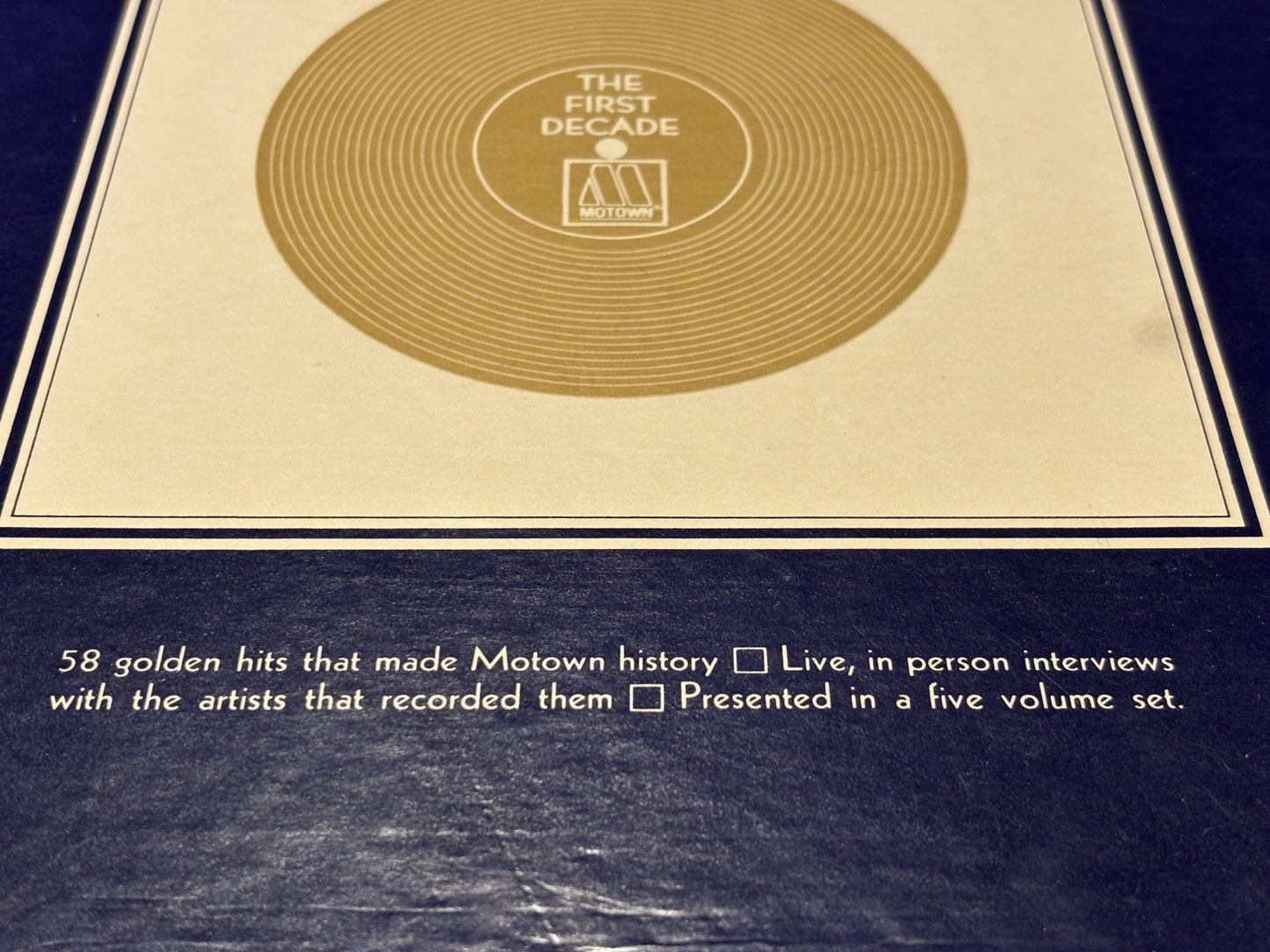 The Motown Story - 1970 Limited Edition 5 LP Vinyl Box Set Collection MS 5-726