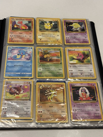 Pokemon Binder With 180x Cards inc 47x Jungle WOTC