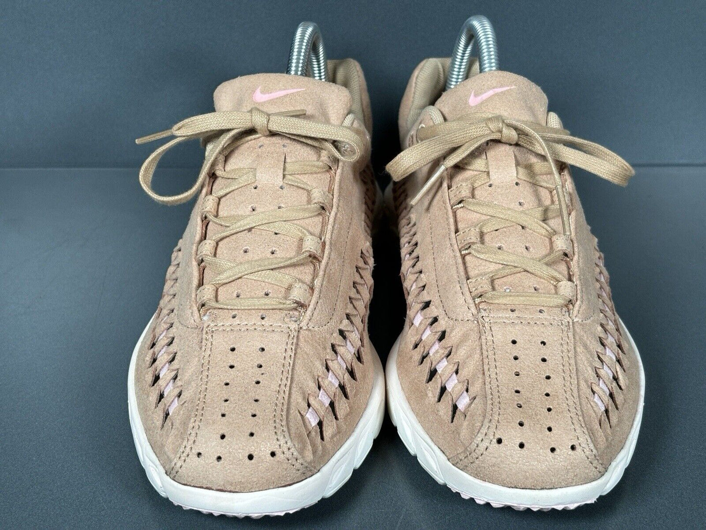 Nike Womens Mayfly Woven Suede 833802-200 Tan Peach Pink Uk 6.5