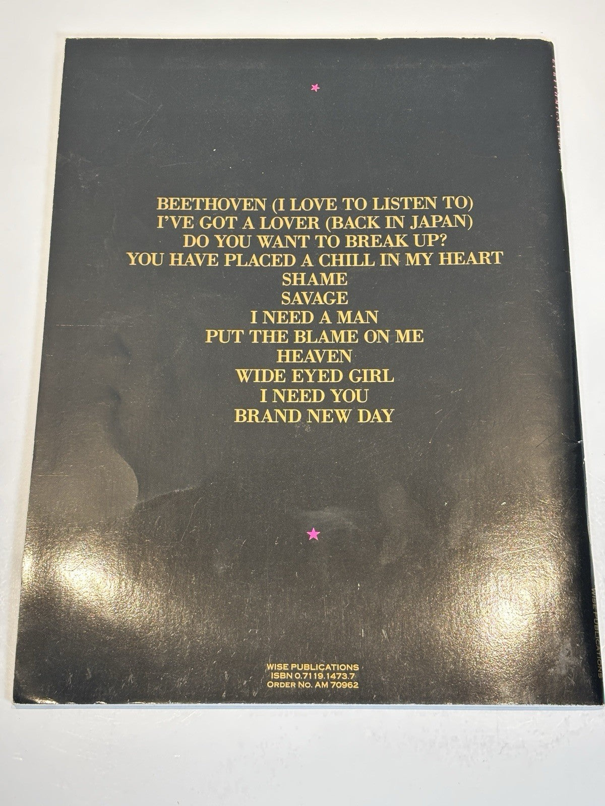 Eurythmics – Savage Songs - Sheet Music