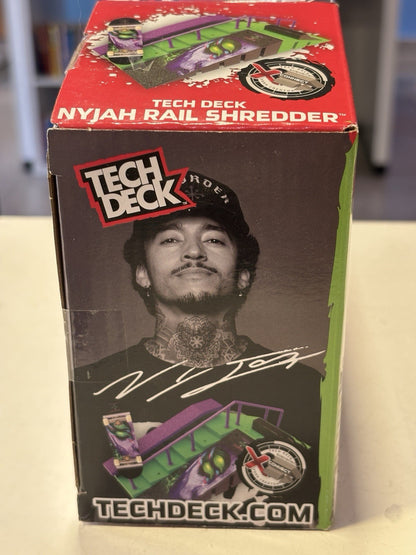Tech Deck Nyjah Rail Shredder Skateboarding Accessory Fingerboard Sealed