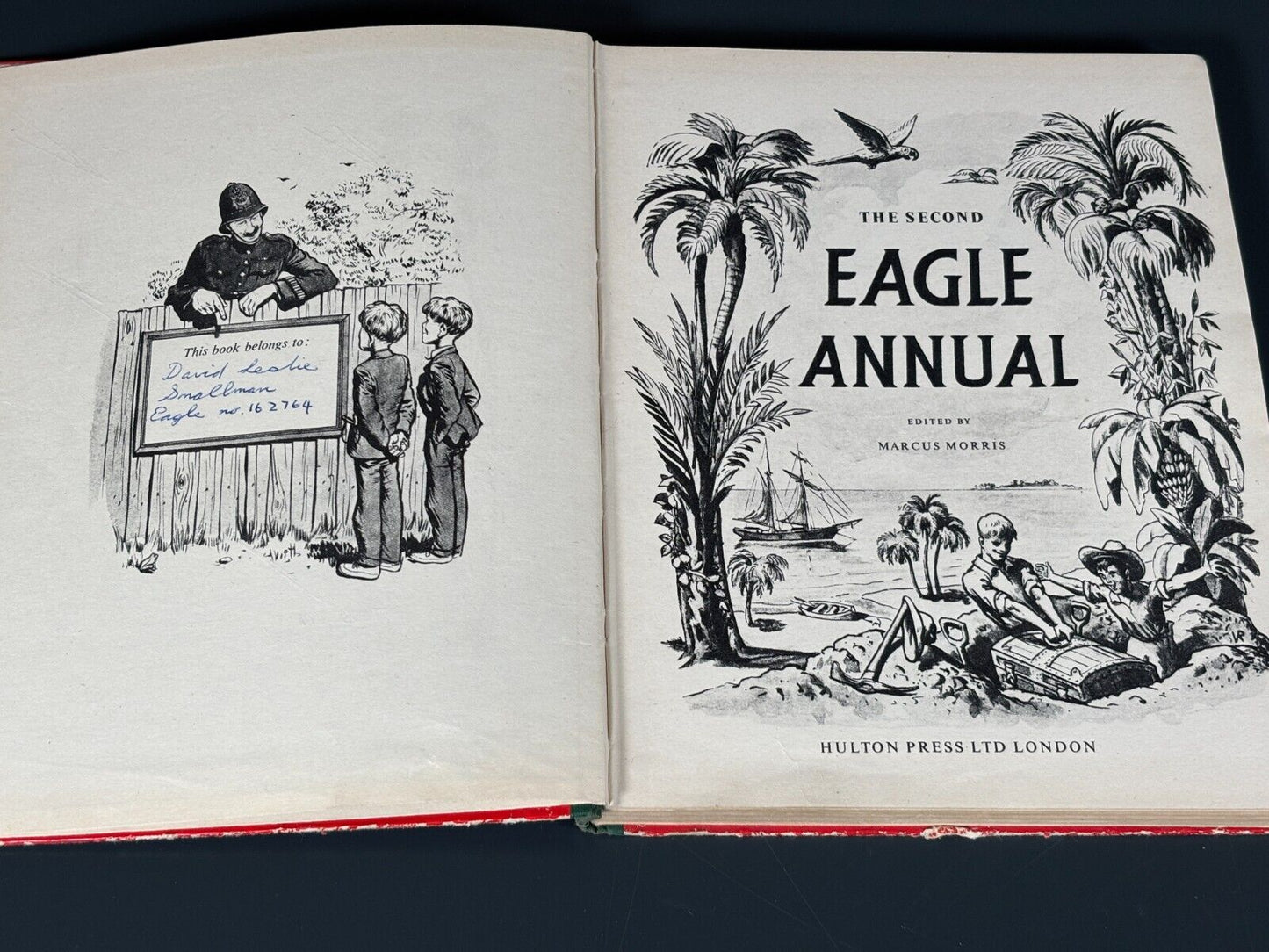RARE EAGLE ANNUAL  Number 2 - 1952 Vintage Nostalgia Hardback