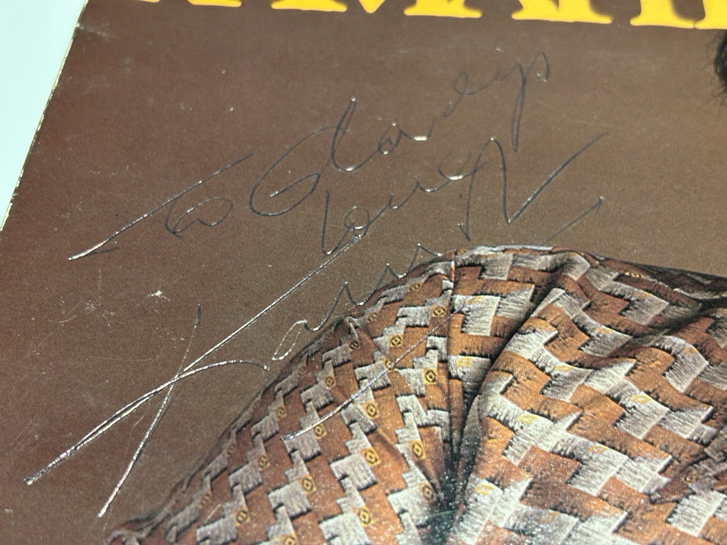 Kamahl Signed Love Is A Beautiful Song - 1978 vinyl 6357 051 Australian Issue