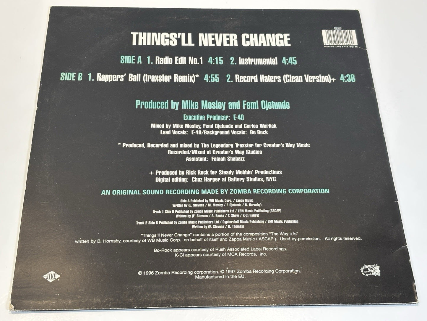 E-40 - Things'll Never Change (12")