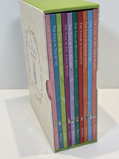 10 books box set - The Peter Rabbit Library - Beatrix Potter - F Warne & Co