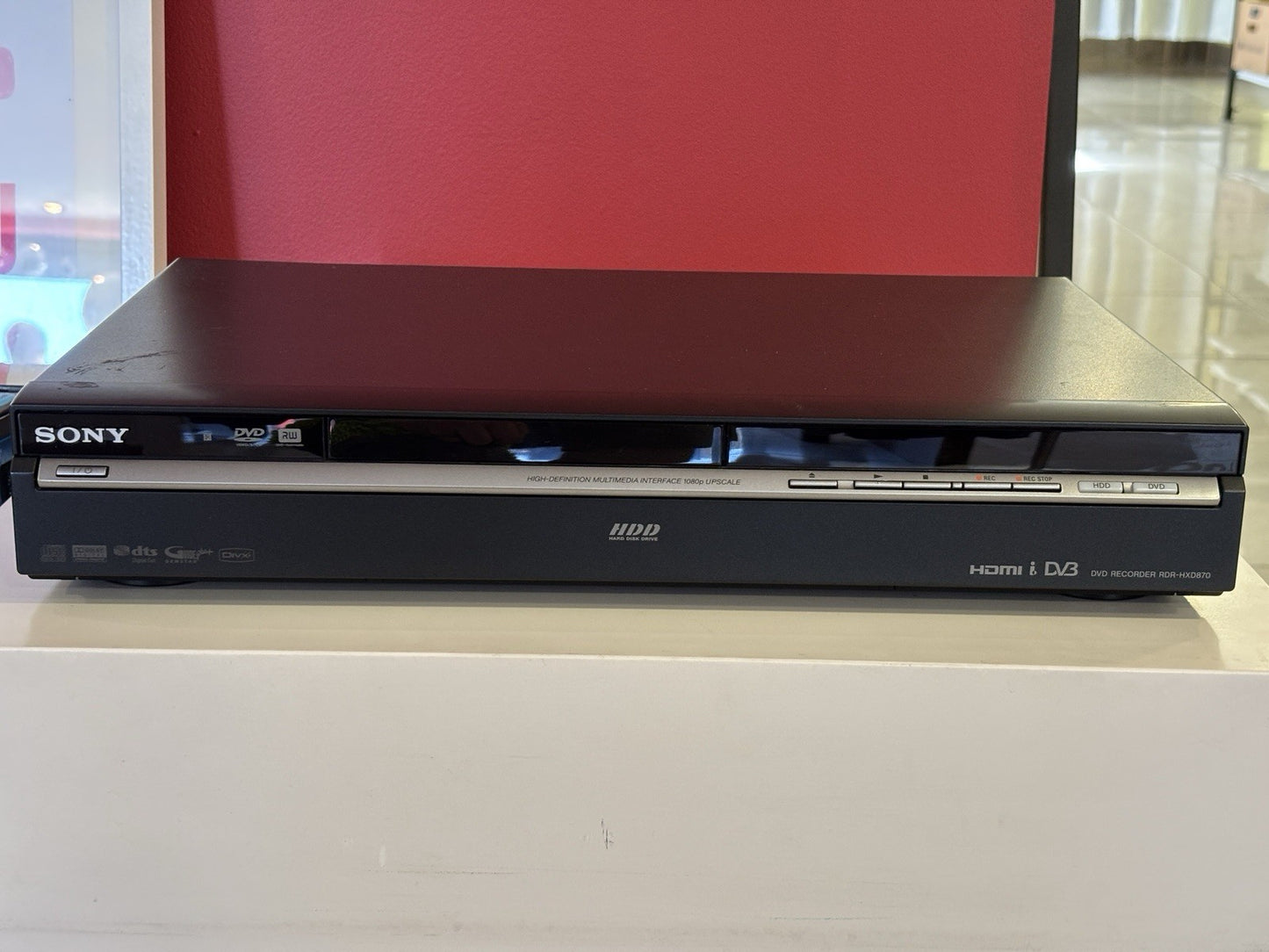 Sony RDR-HXD870 DVD Recorder/Player Black