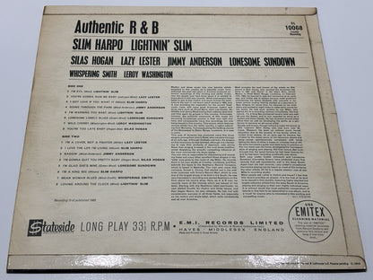 Various - Authentic R & B (LP, Comp, Mono)