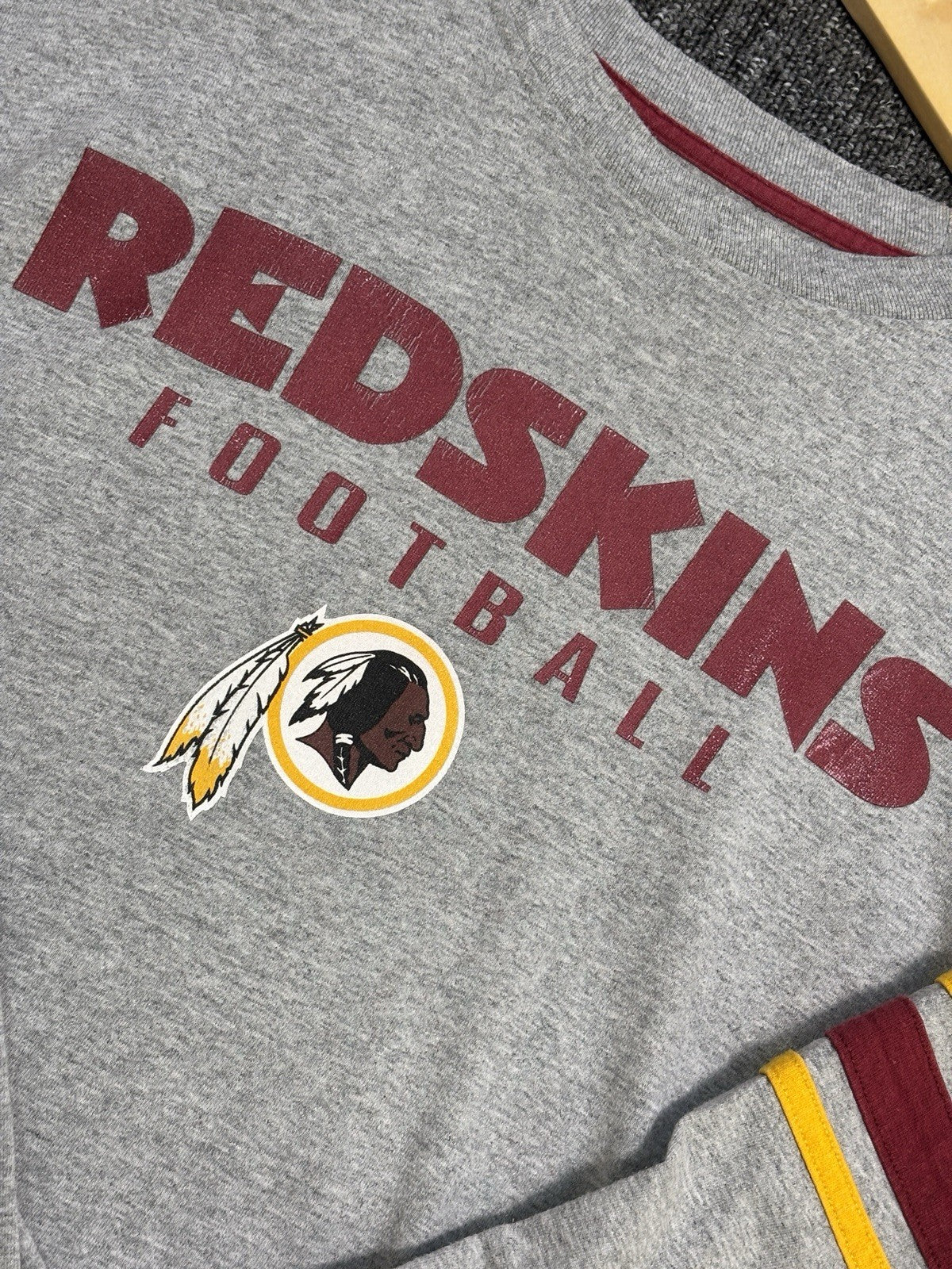 Washington Redskins T-Shirt Men’s Large NFL Sports Long Sleeve Graphic Print