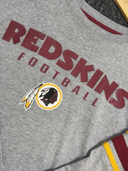 Washington Redskins T-Shirt Men’s Large NFL Sports Long Sleeve Graphic Print