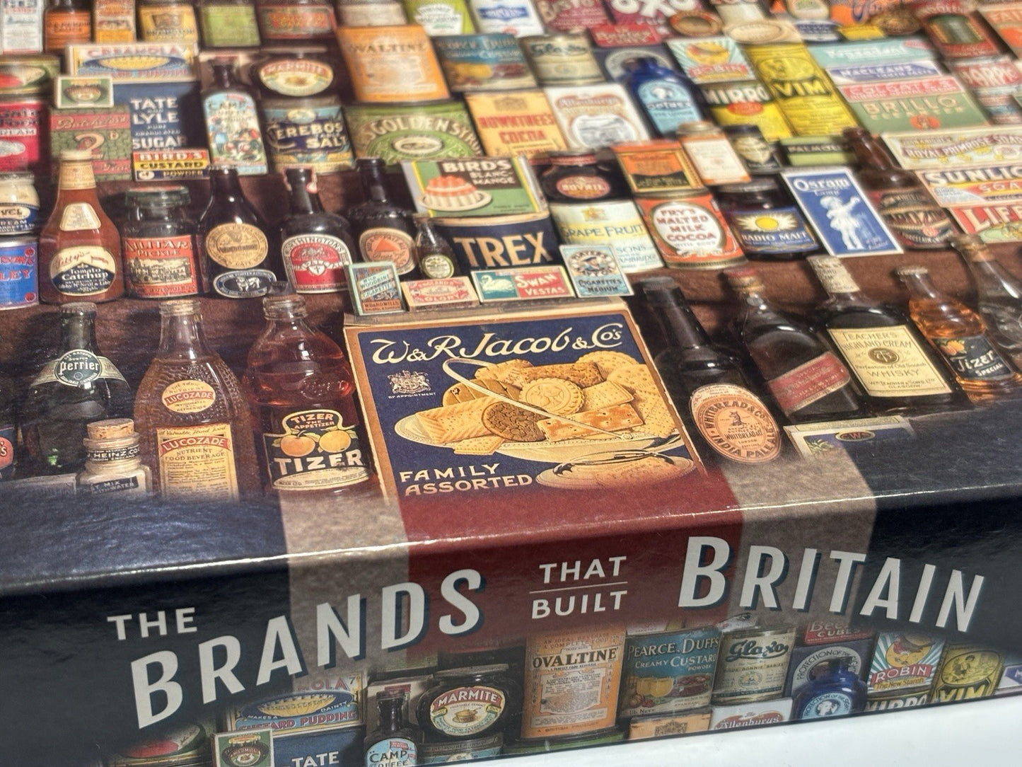 Gibsons 1000 Piece Jigsaw Puzzle 'BRANDS THAT BUILT  BRITAIN' by Robert Opie
