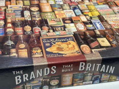Gibsons 1000 Piece Jigsaw Puzzle 'BRANDS THAT BUILT  BRITAIN' by Robert Opie