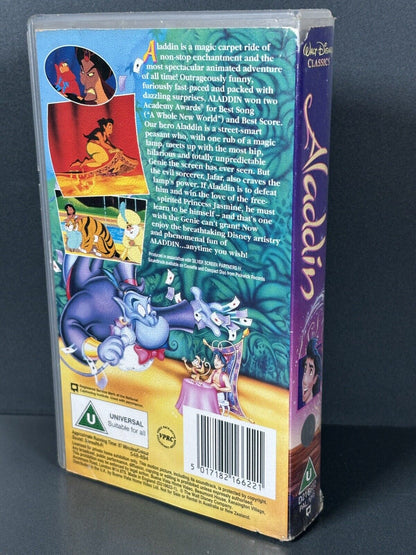 Rare Walt Disney Classic Aladdin (VHS) Cassette