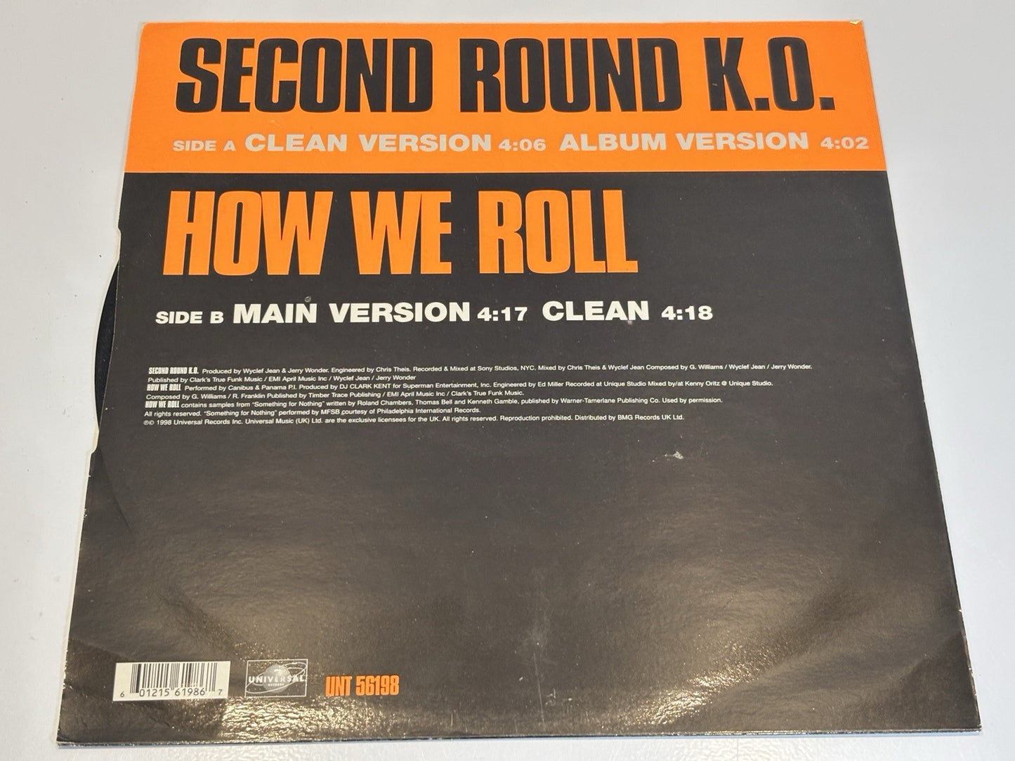Canibus - Second Round K.O., 12", (Vinyl)
