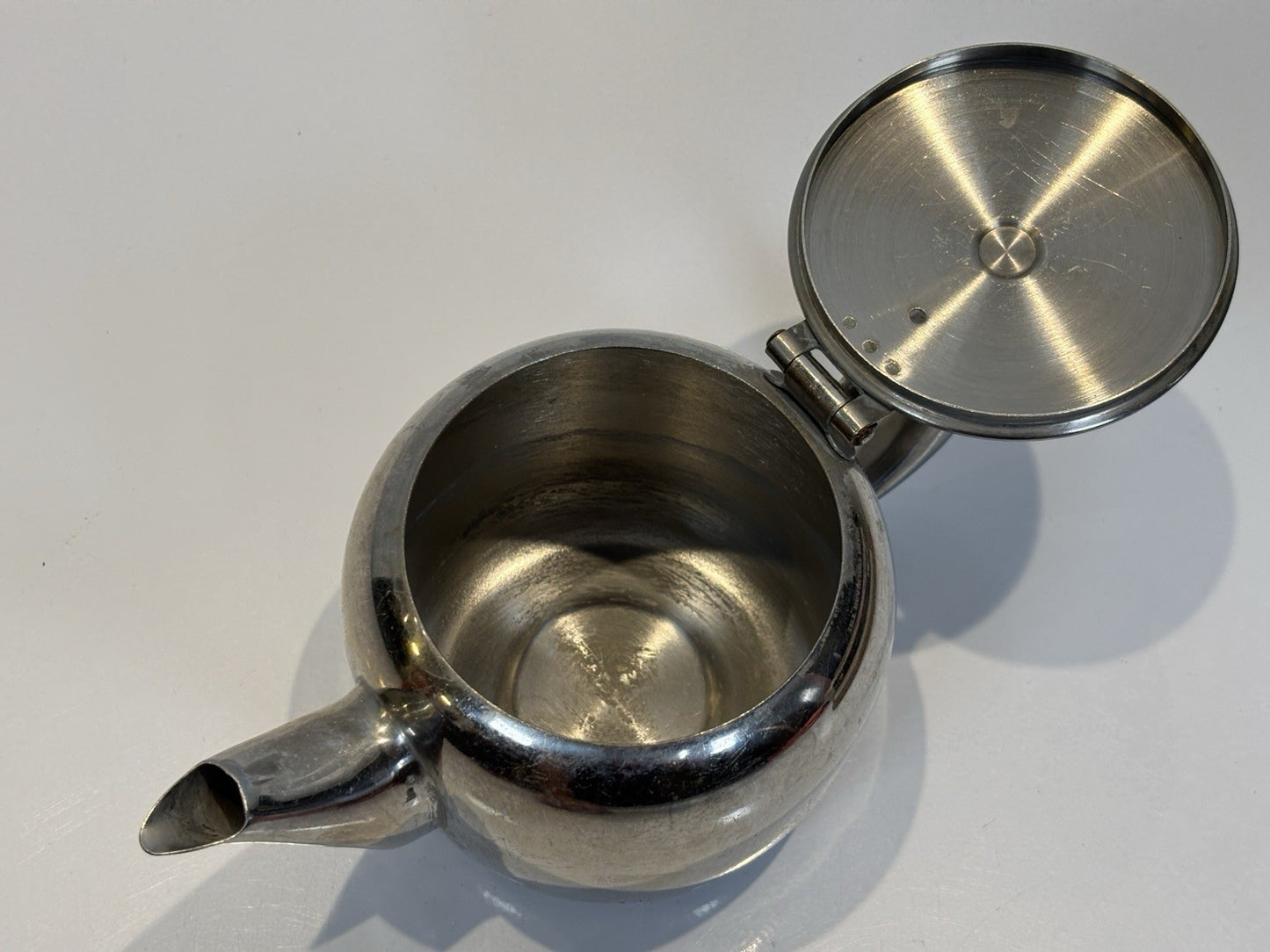 Stainless Steel Small Teapot, Vintage 18/8, One Cup