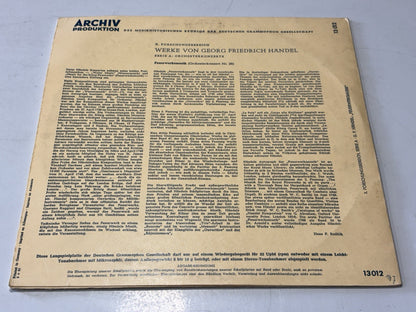 ARCHIV PRODUKTION Werke Von Georg Friedrich Handel 10" Vinyl