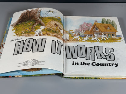Walt Disney's How it Works in the Country Book 1982 Educational