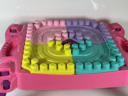 Mega Blocks Table With Storage & Mega Block Bricks