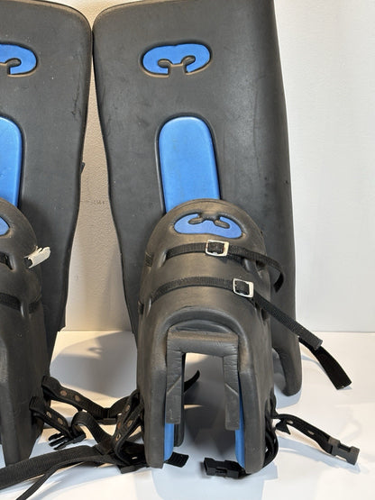 Hockey Goalkeeper Leg Guard Pads And Kickers, Size 61cm/24.5" High