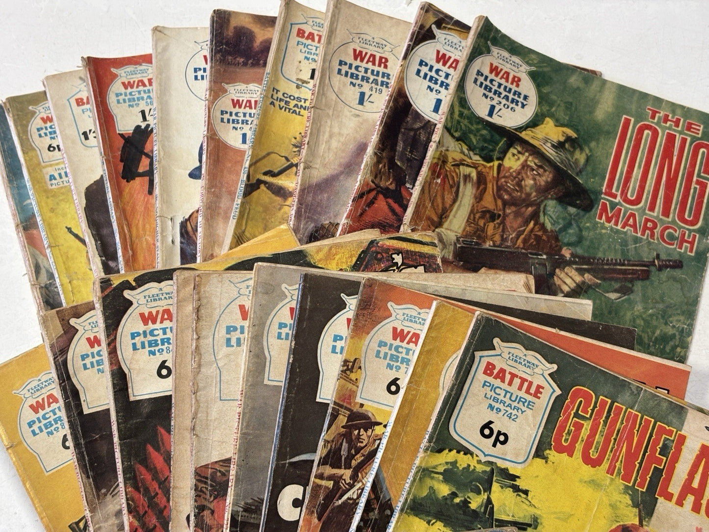 23x Vintage Picture Library Comic Job Lot