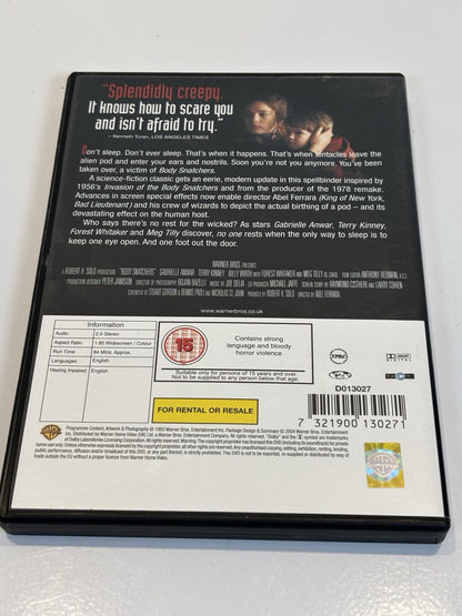 Body Snatchers  (1993) DVD (Certificate 15)