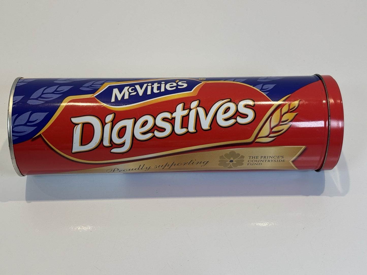 Vintage McVitie's Digestives Biscuit Tin Commemorative Princes Countryside Fund