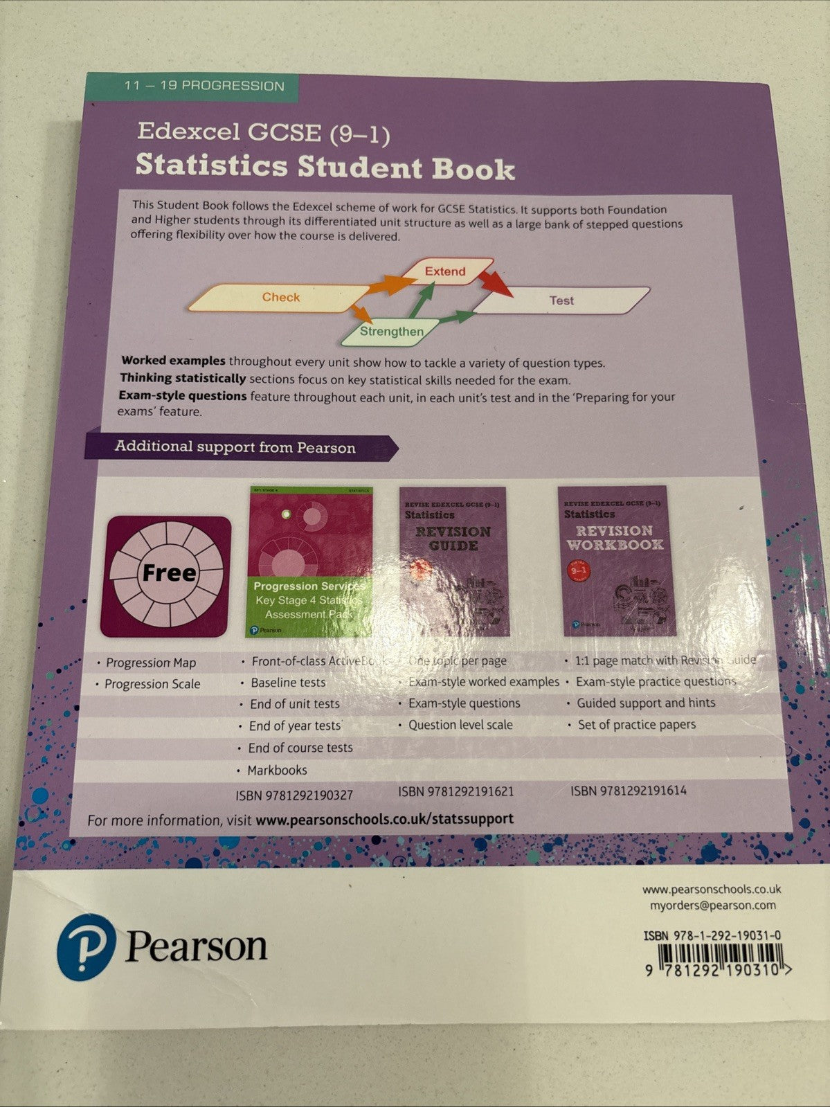 Edexcel GCSE (9-1) Statistics Student Book (Edexcel GCSE Statistics 2017) - Dyer