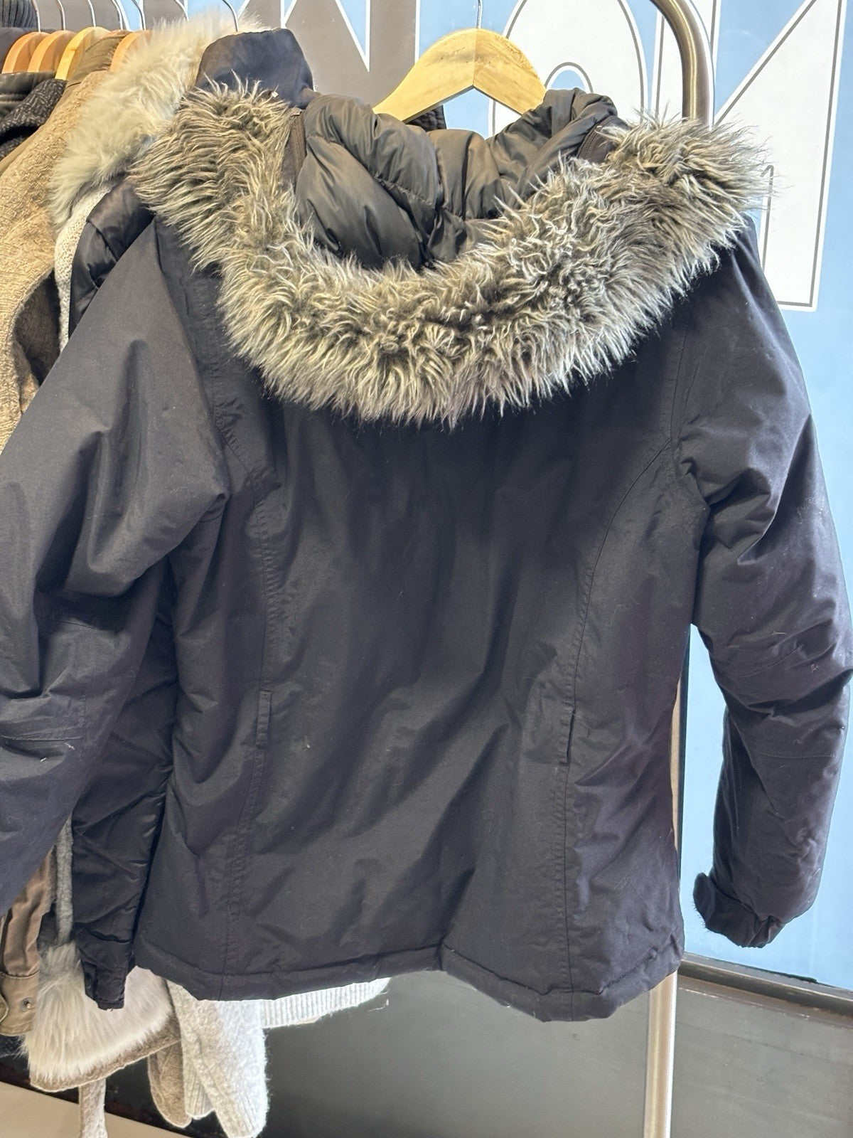 The North Face Women’s Jacket Black Large Parka 550 Down Hooded